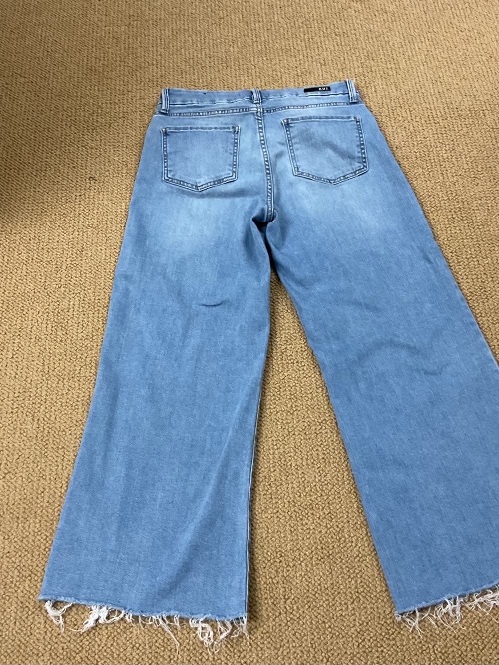 Kut from the Kloth Light Blue Wide Leg High-Rise Jeans - Picture 4 of 4